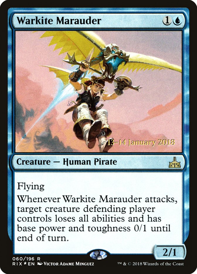 Warkite Marauder (Prerelease) [Rivals of Ixalan Prerelease Promos] | Webway Games
