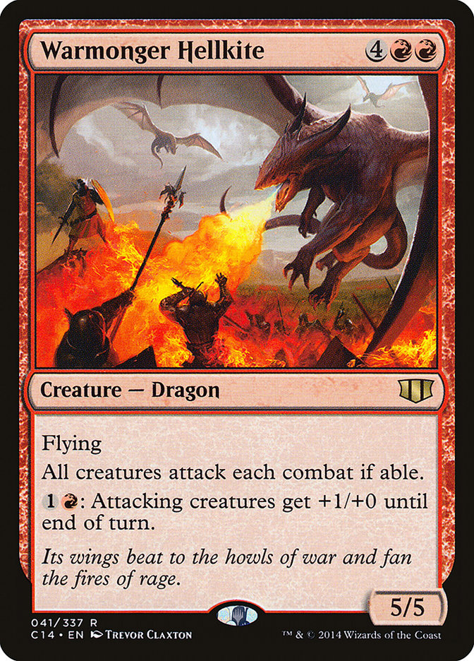 Warmonger Hellkite [Commander 2014] | Webway Games