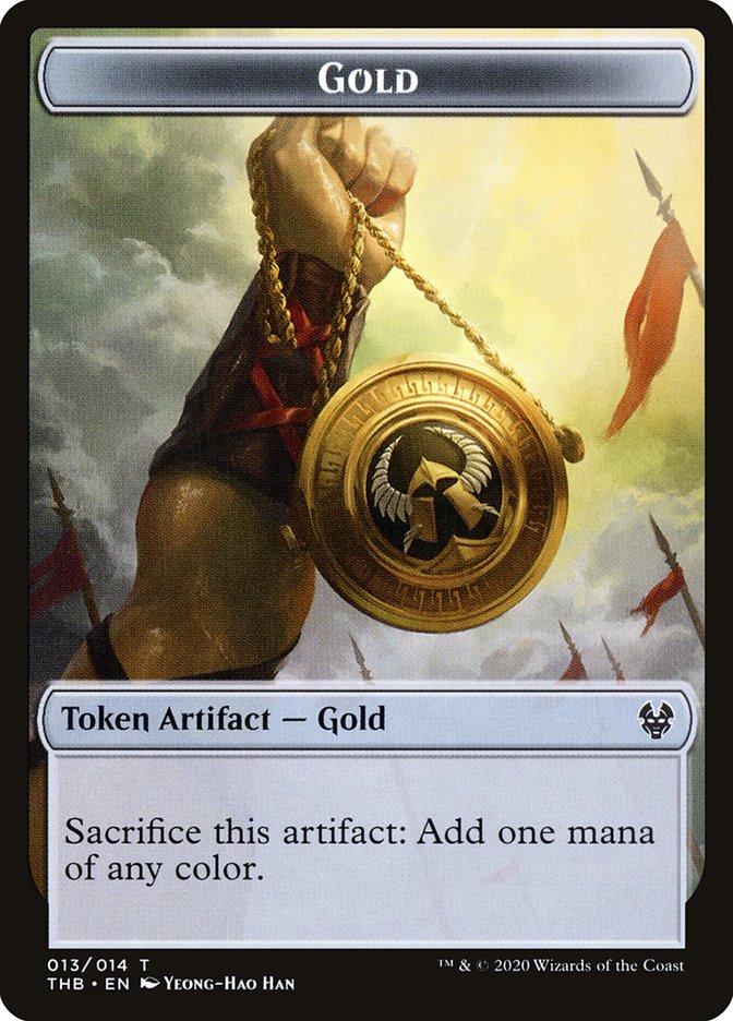 Gold Token [Theros Beyond Death] | Webway Games