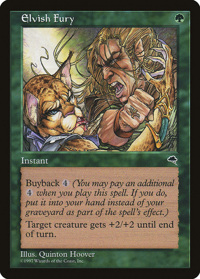 Elvish Fury [Tempest] | Webway Games