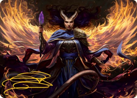Farideh, Devil's Chosen Art Card (Gold-Stamped Signature) [Dungeons & Dragons: Adventures in the Forgotten Realms Art Series] | Webway Games