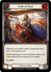 Oath of Steel (Red) [EVR056] (Everfest)  1st Edition Rainbow Foil | Webway Games