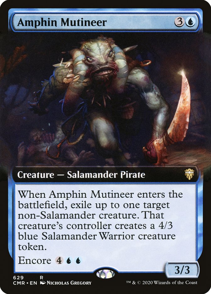 Amphin Mutineer (Extended Art) [Commander Legends] | Webway Games