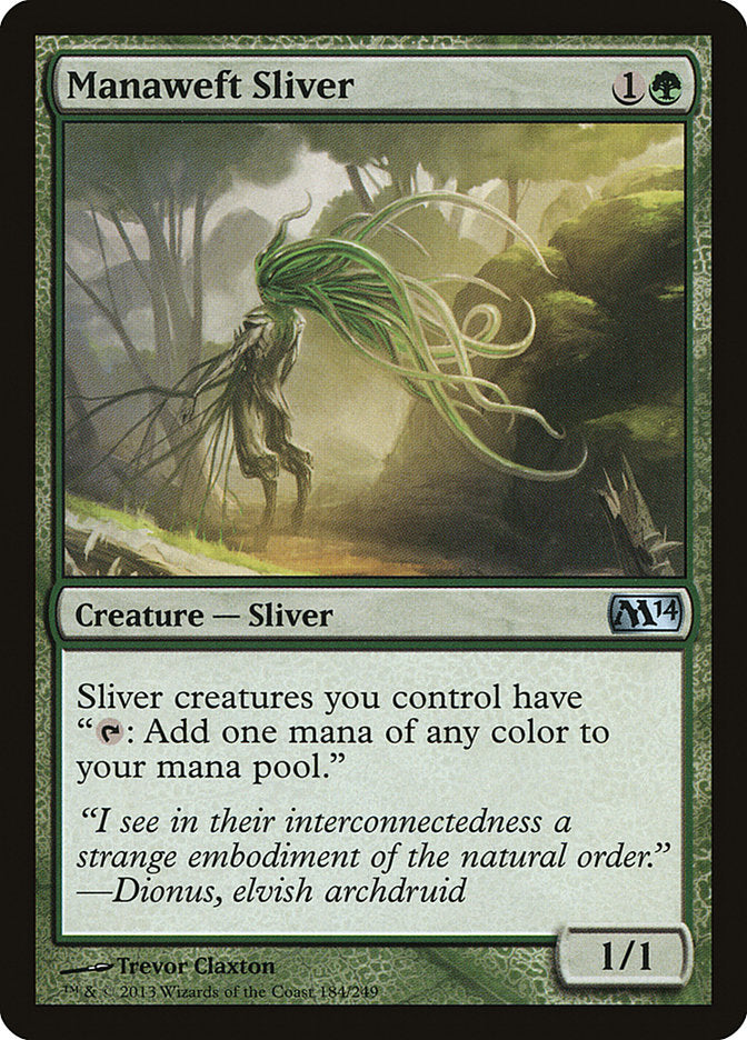 Manaweft Sliver [Magic 2014] | Webway Games