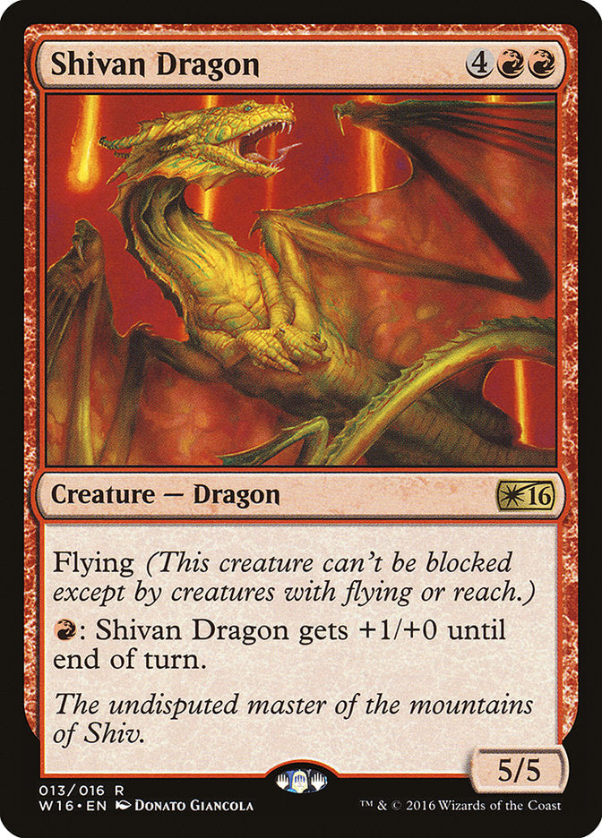 Shivan Dragon [Welcome Deck 2016] | Webway Games