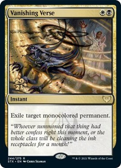 Vanishing Verse [Strixhaven: School of Mages Prerelease Promos] | Webway Games