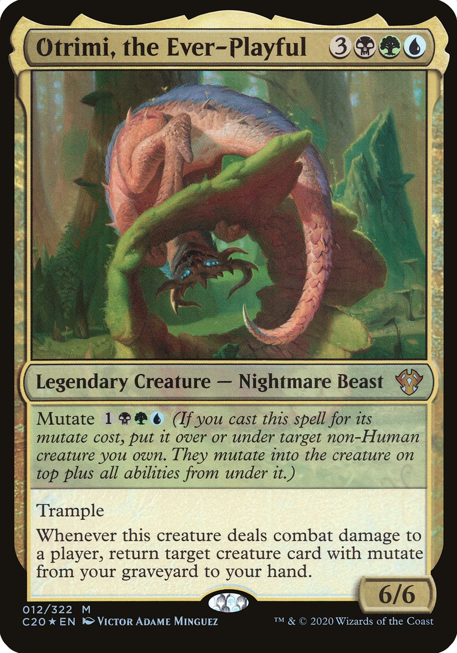Otrimi, the Ever-Playful (Commander 2020) [Oversize Cards] | Webway Games