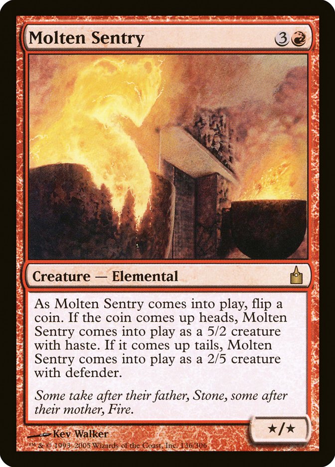 Molten Sentry [Ravnica: City of Guilds] | Webway Games