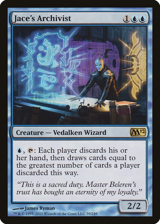 Jace's Archivist [Magic 2012] | Webway Games