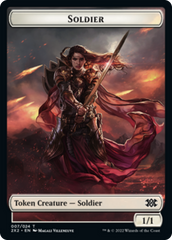 Zombie // Soldier Double-Sided Token [Double Masters 2022 Tokens] | Webway Games