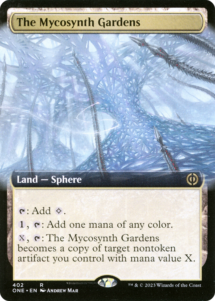 The Mycosynth Gardens (Extended Art) [Phyrexia: All Will Be One] | Webway Games
