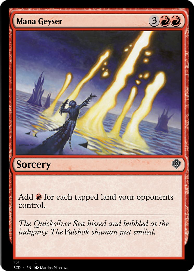 Mana Geyser [Starter Commander Decks] | Webway Games