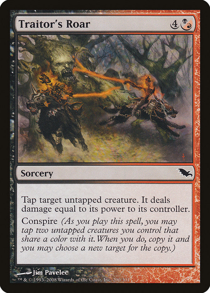 Traitor's Roar [Shadowmoor] | Webway Games