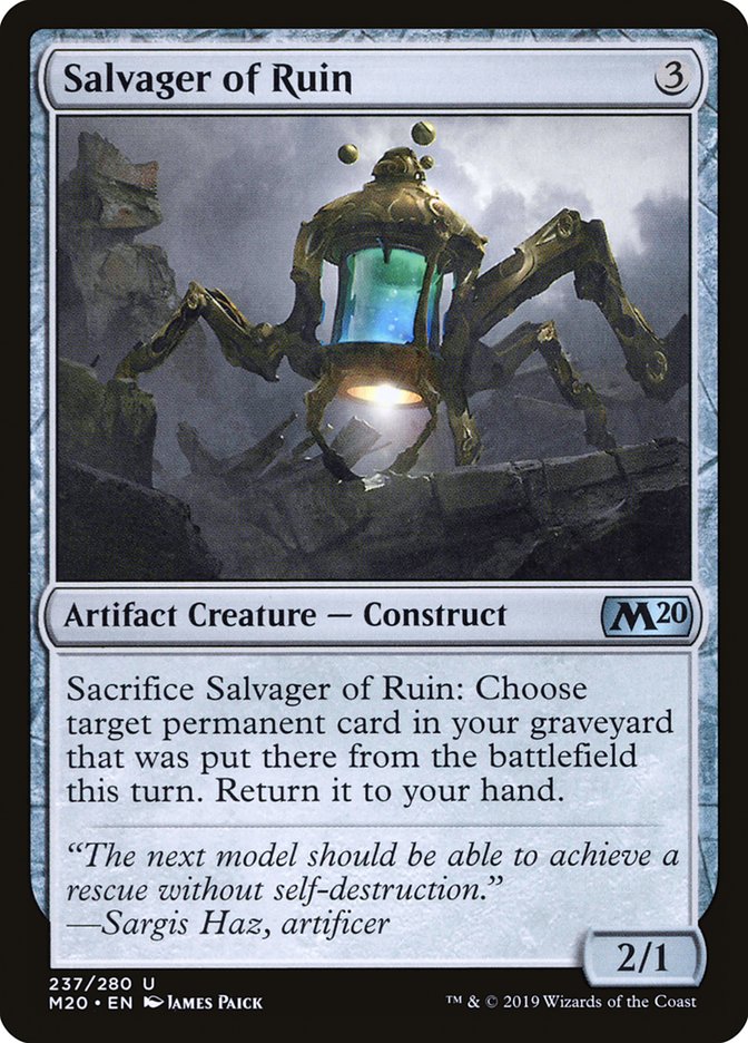 Salvager of Ruin [Core Set 2020] | Webway Games