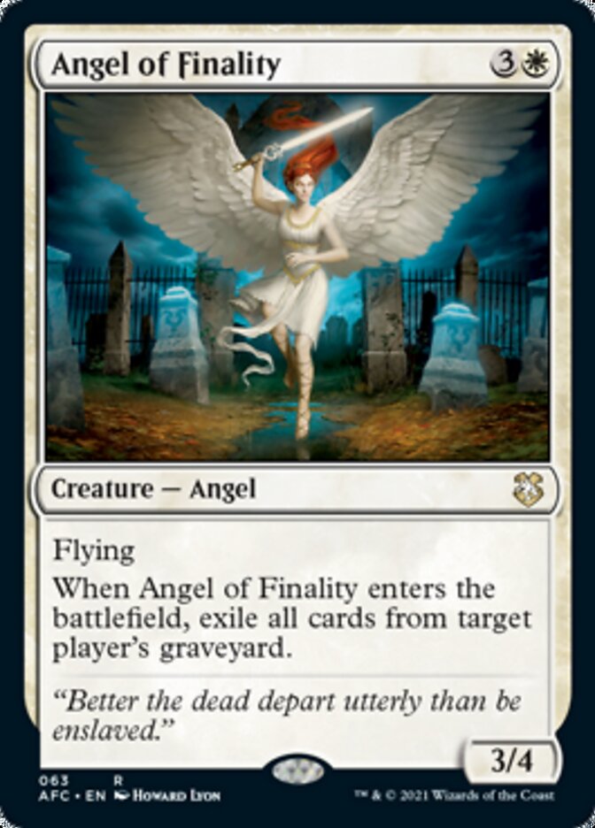 Angel of Finality [Dungeons & Dragons: Adventures in the Forgotten Realms Commander] | Webway Games