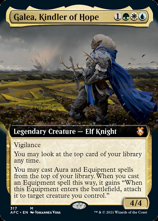 Galea, Kindler of Hope (Extended) [Dungeons & Dragons: Adventures in the Forgotten Realms Commander] | Webway Games
