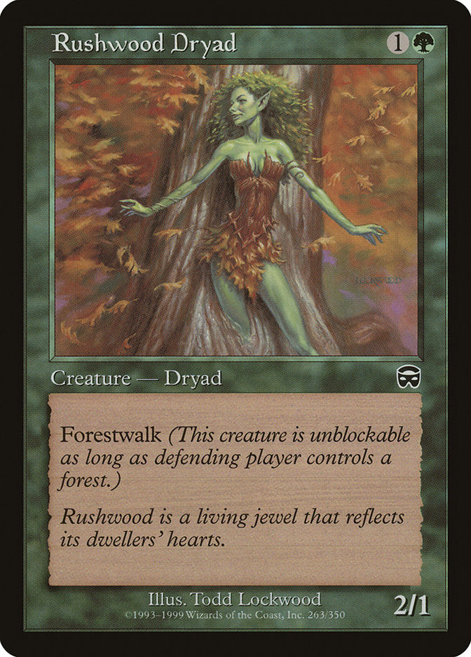 Rushwood Dryad [Mercadian Masques] | Webway Games