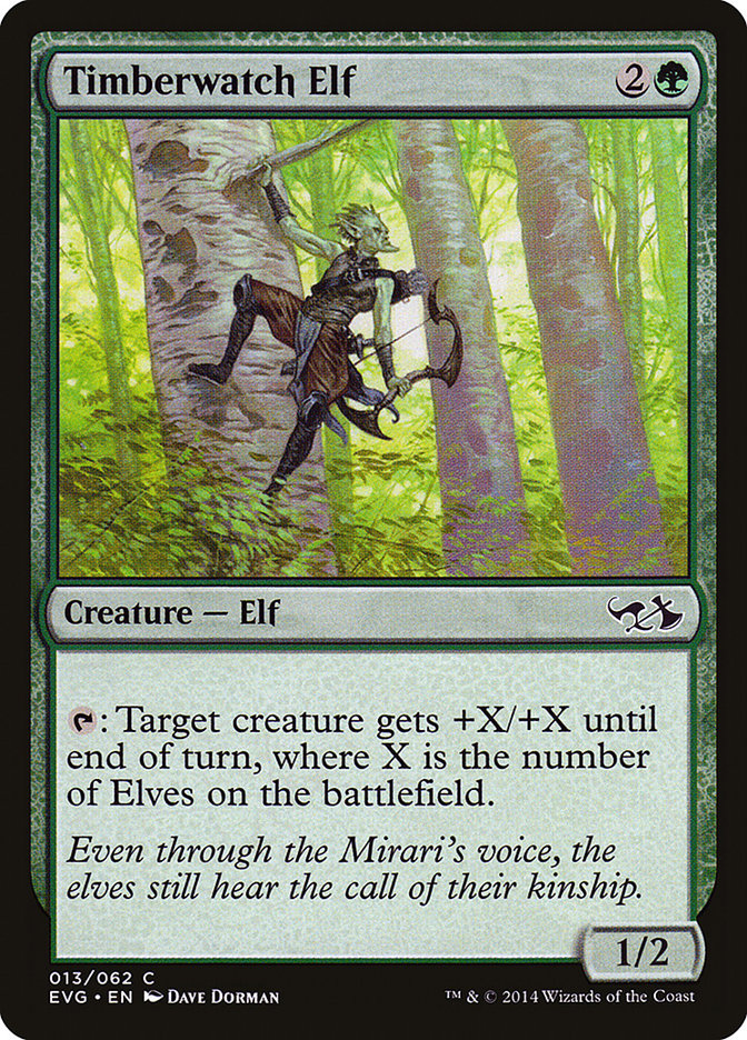 Timberwatch Elf (Elves vs. Goblins) [Duel Decks Anthology] | Webway Games