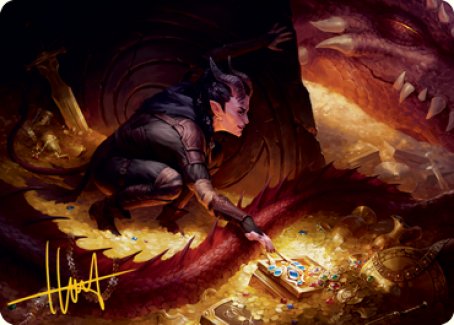 Hoard Robber Art Card (Gold-Stamped Signature) [Dungeons & Dragons: Adventures in the Forgotten Realms Art Series] | Webway Games