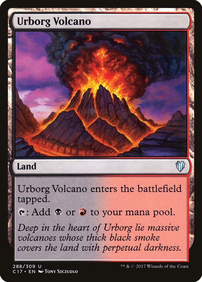 Urborg Volcano [Commander 2017] | Webway Games
