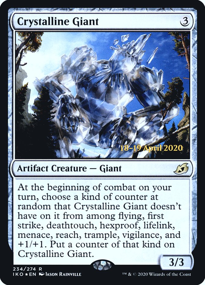 Crystalline Giant  [Ikoria: Lair of Behemoths Prerelease Promos] | Webway Games