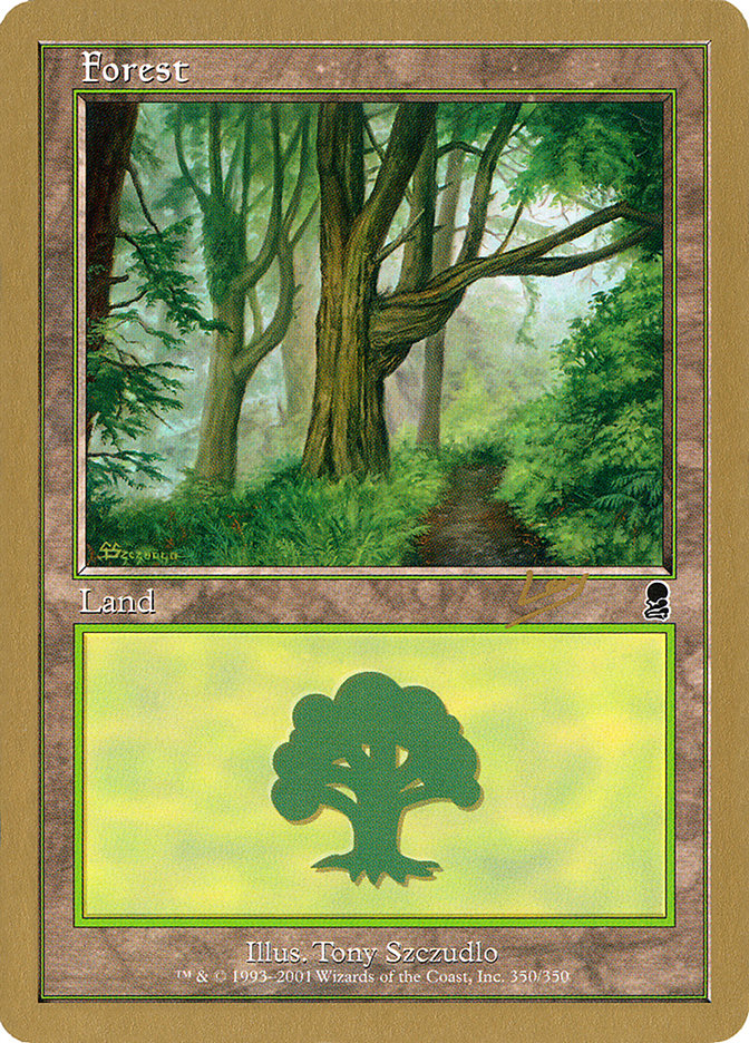Forest (rl350) (Raphael Levy) [World Championship Decks 2002] | Webway Games