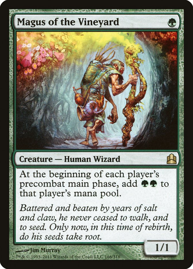 Magus of the Vineyard [Commander 2011] | Webway Games