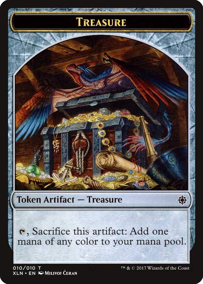 Treasure (010/010) [Ixalan Tokens] | Webway Games
