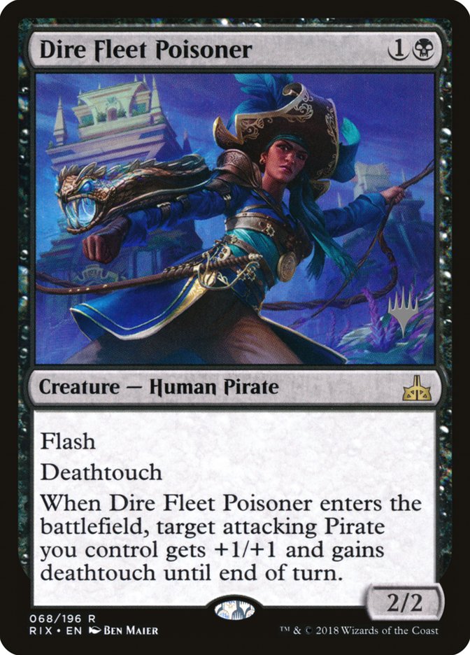 Dire Fleet Poisoner (Promo Pack) [Rivals of Ixalan Promos] | Webway Games