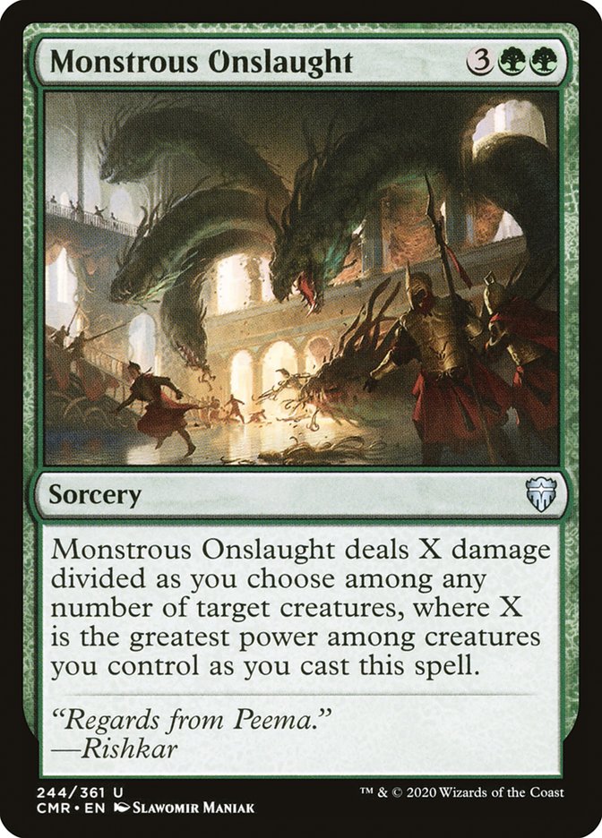 Monstrous Onslaught [Commander Legends] | Webway Games