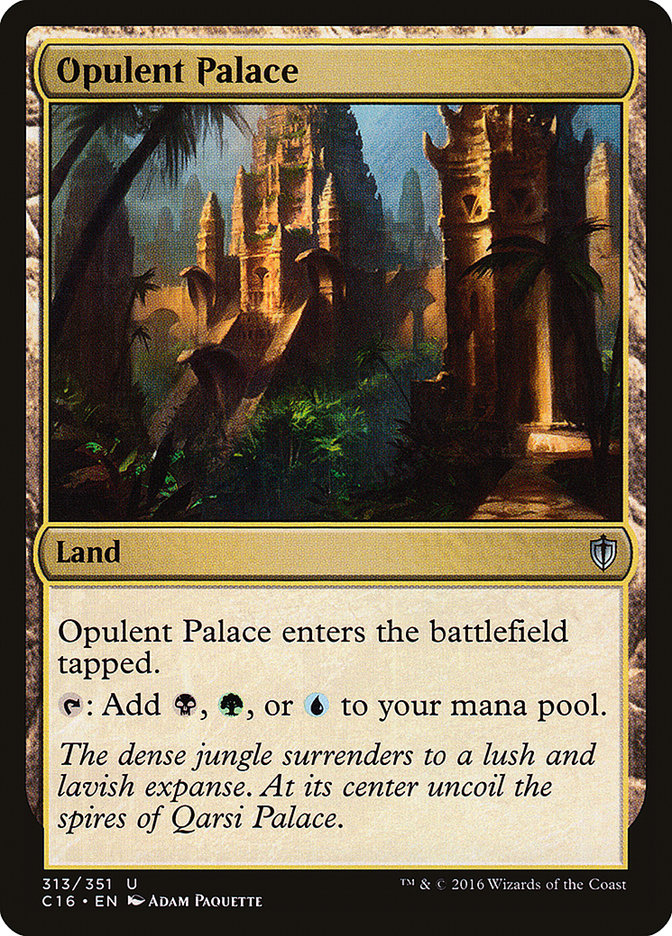 Opulent Palace [Commander 2016] | Webway Games