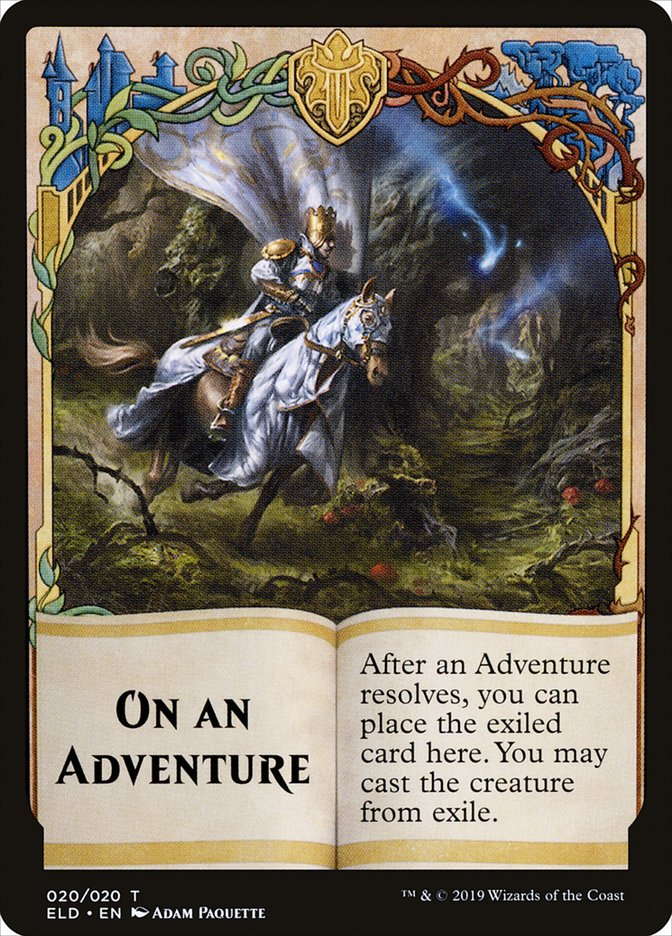 On an Adventure [Throne of Eldraine Tokens] | Webway Games
