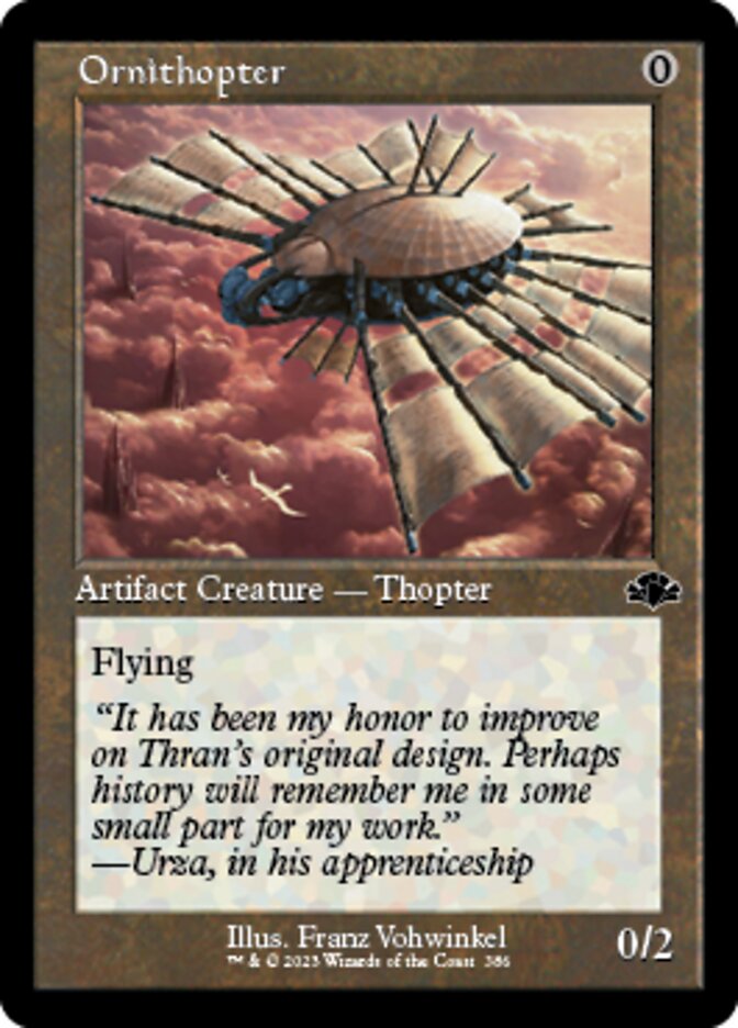Ornithopter (Retro) [Dominaria Remastered] | Webway Games