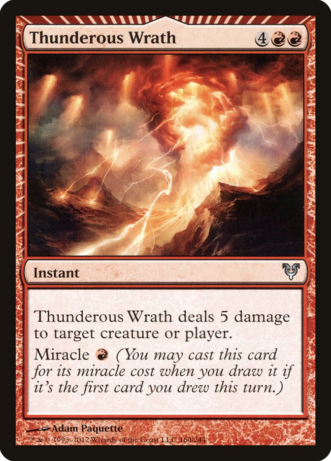 Thunderous Wrath [Avacyn Restored] | Webway Games