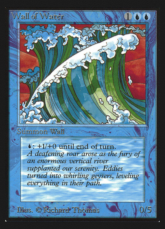 Wall of Water (IE) [Intl. Collectors’ Edition] | Webway Games
