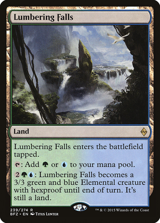 Lumbering Falls [Battle for Zendikar] | Webway Games