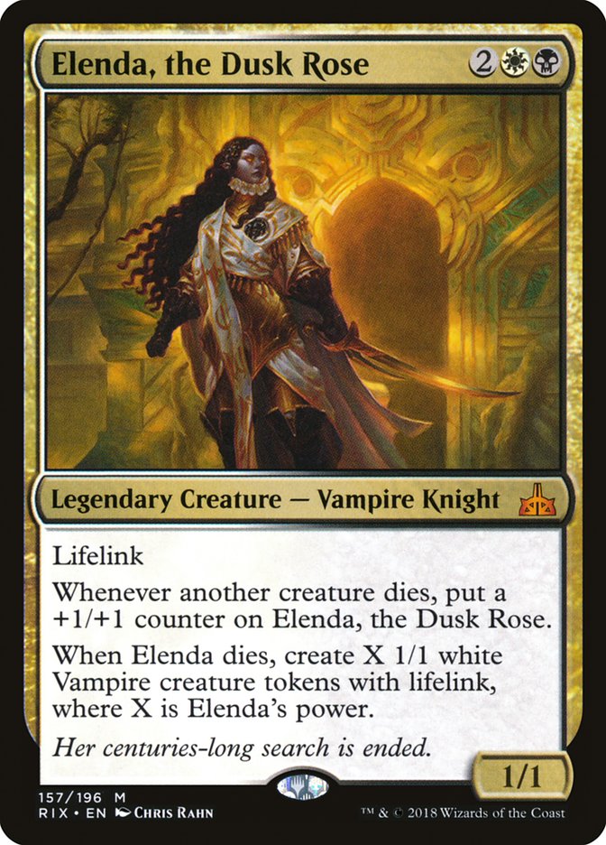 Elenda, the Dusk Rose [Rivals of Ixalan] | Webway Games