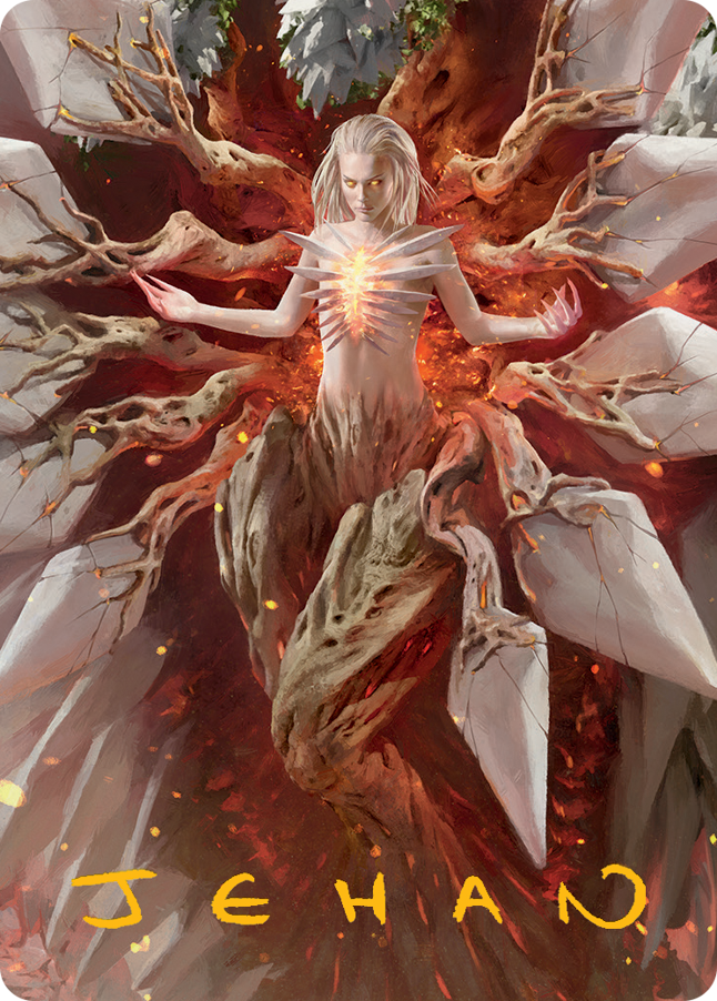 Wrenn and Realmbreaker Art Card (Gold-Stamped Signature) [March of the Machine Art Series] | Webway Games