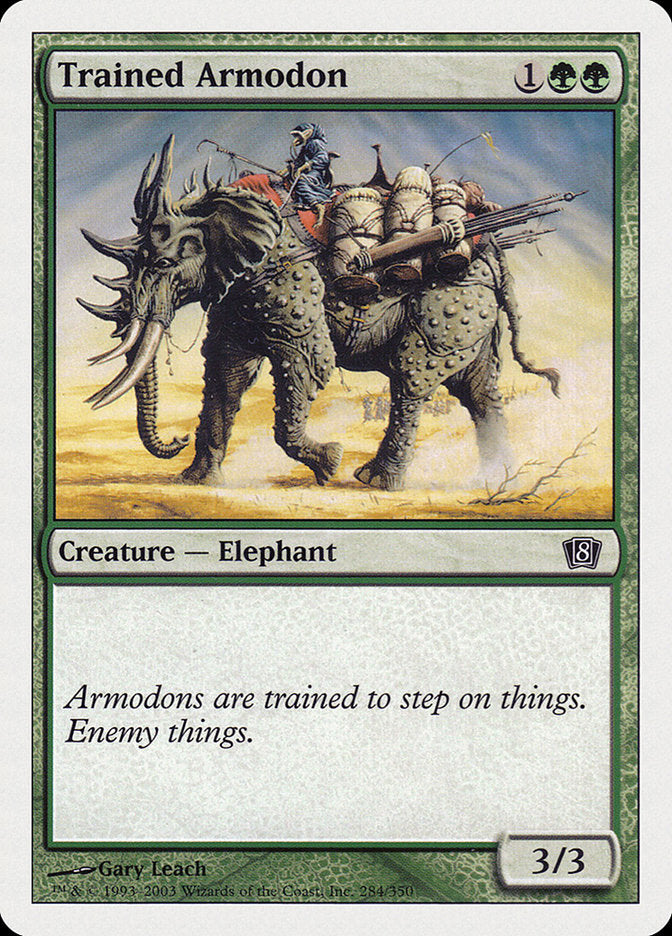 Trained Armodon [Eighth Edition] | Webway Games