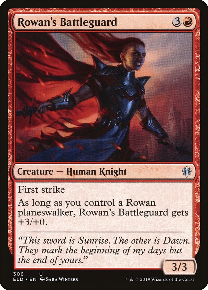 Rowan's Battleguard [Throne of Eldraine] | Webway Games
