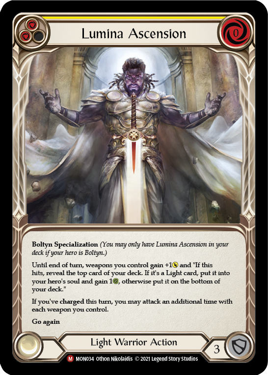 Lumina Ascension (Rainbow Foil) [MON034-RF] 1st Edition Rainbow Foil