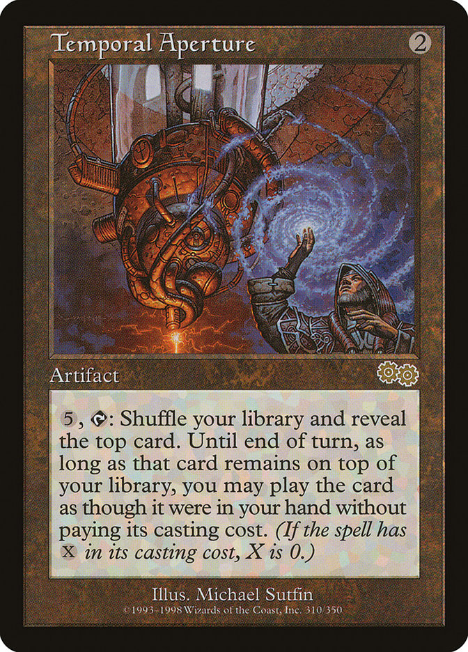 Temporal Aperture [Urza's Saga] | Webway Games
