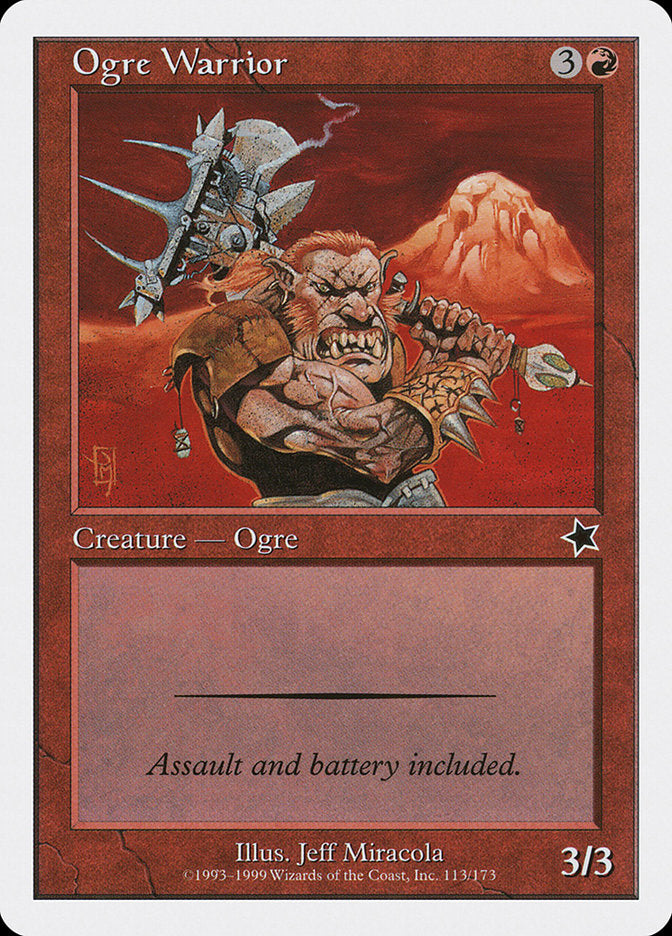 Ogre Warrior [Starter 1999] | Webway Games