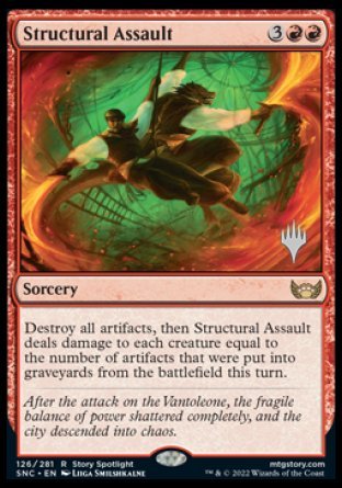 Structural Assault (Promo Pack) [Streets of New Capenna Promos] | Webway Games