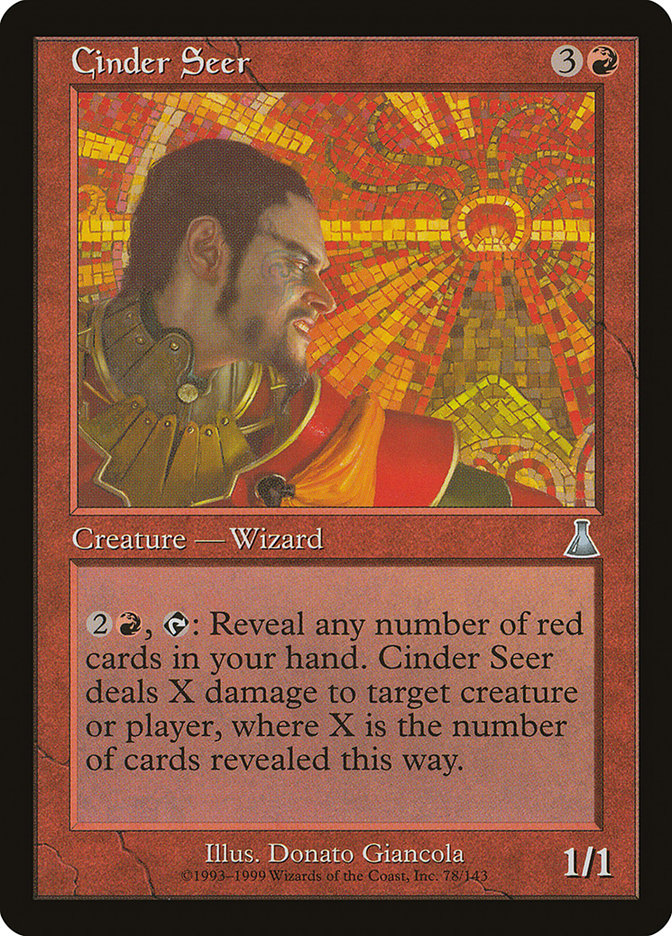 Cinder Seer [Urza's Destiny] | Webway Games