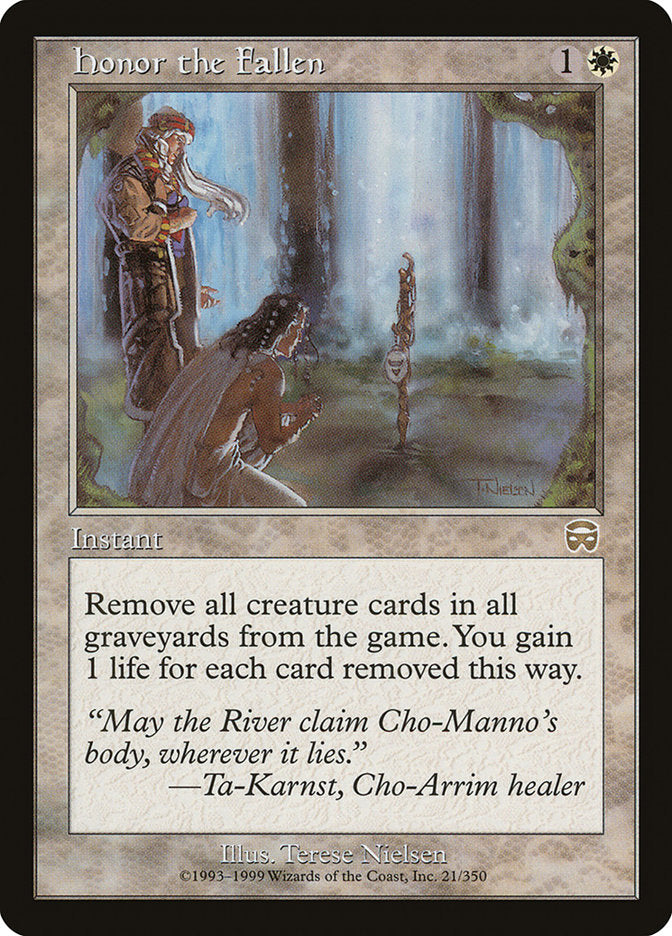 Honor the Fallen [Mercadian Masques] | Webway Games