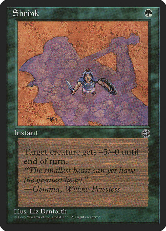 Shrink (Gemma Flavor Text) [Homelands] | Webway Games