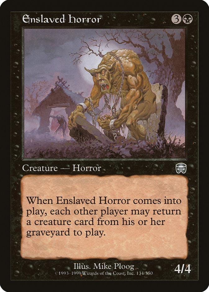 Enslaved Horror [Mercadian Masques] | Webway Games