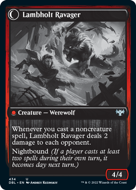 Lambholt Raconteur // Lambholt Ravager [Innistrad: Double Feature] | Webway Games