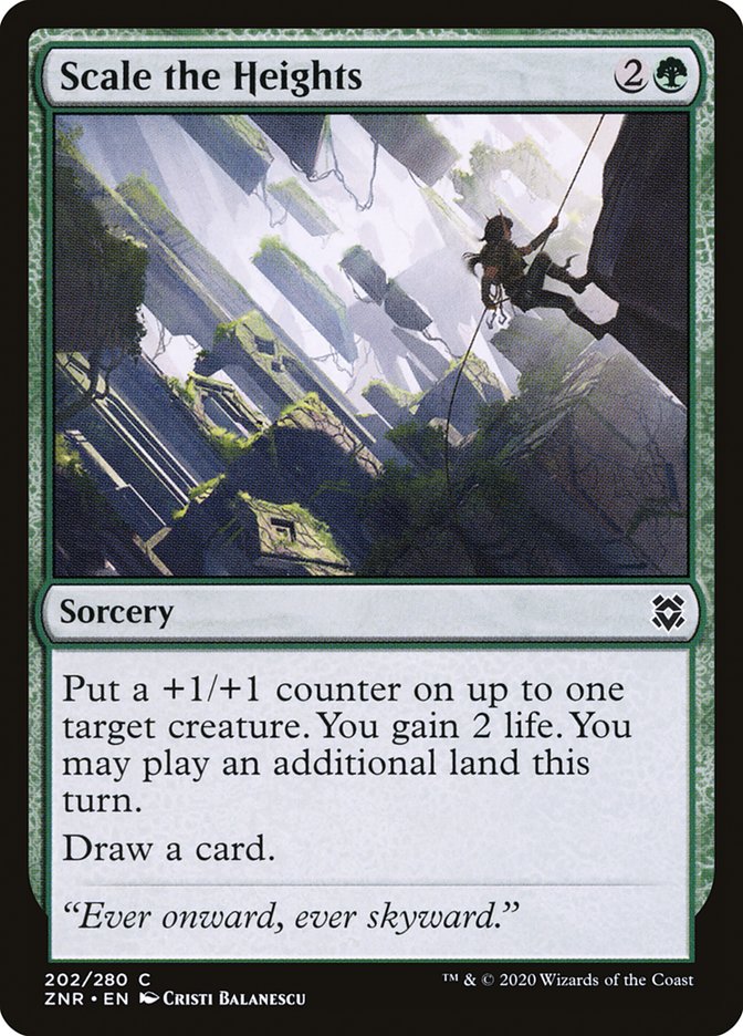 Scale the Heights [Zendikar Rising] | Webway Games